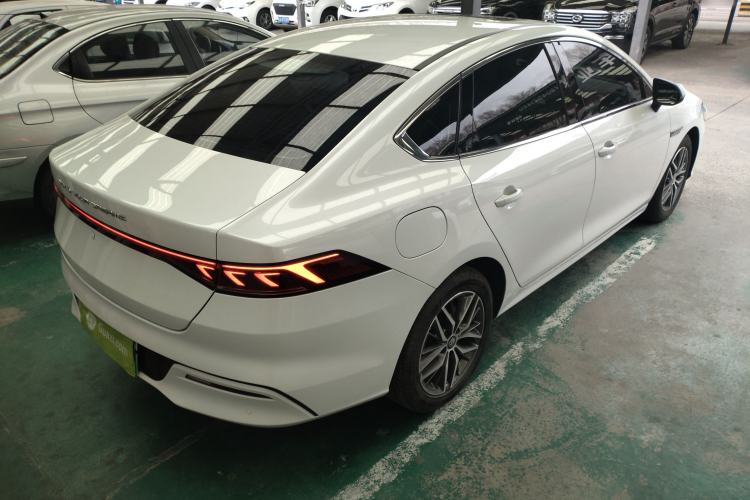 Used BYD Qin PLUS 2021 DM-i 55KM Flagship Model Rear Right 45 Deg