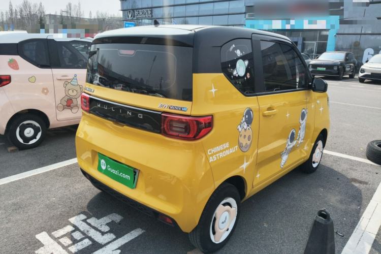 Used Wuling Hongguang MINIEV 2021 Macaron Premium Model – Lithium Iron Phosphate Rear Right 45 Deg