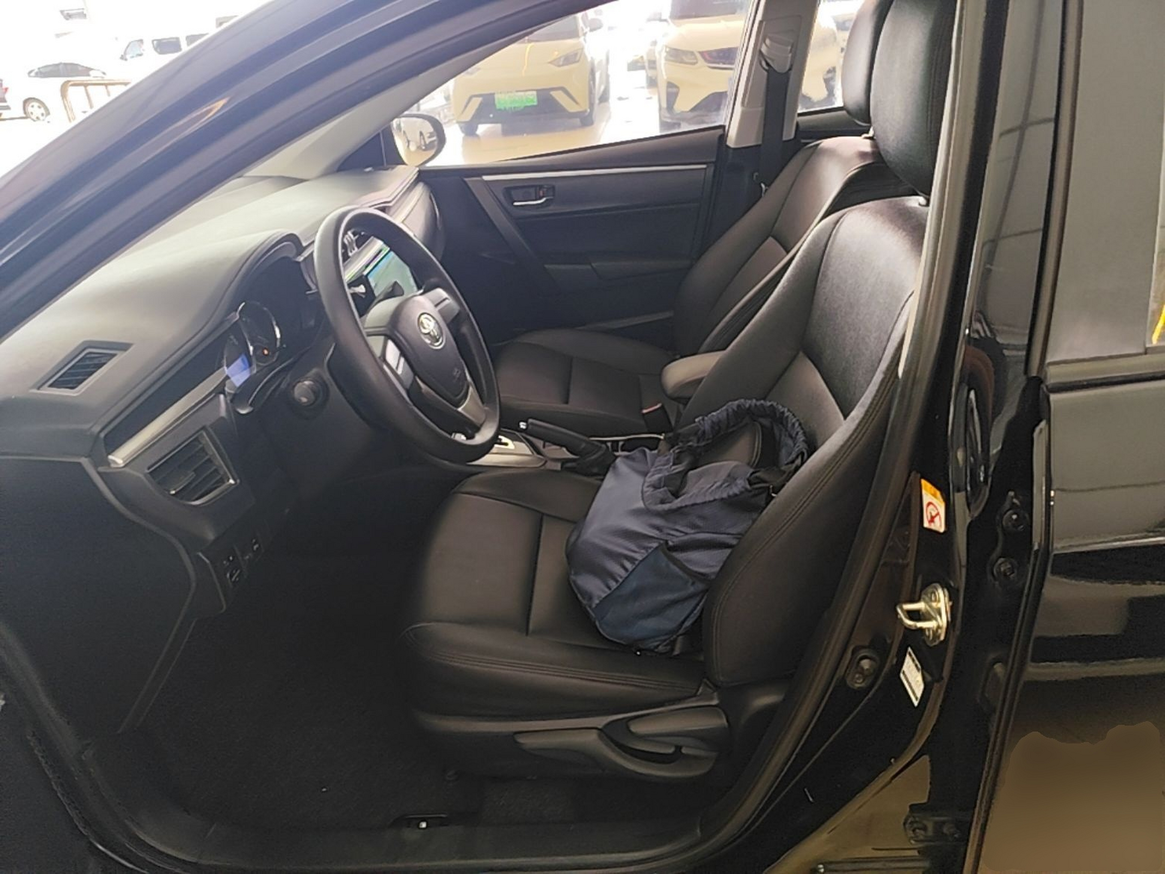 Vordere Reihe im Auto