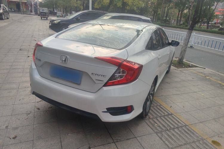 Used Honda Civic 2019 180TURBO CVT Shangyue Edition China VI Emission Standard Rear Right 45 Deg