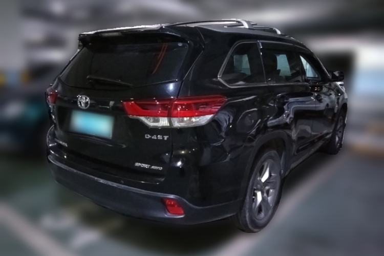 Used Toyota Highlander 2018 2.0T Four-Wheel Drive Prestige Version 7 Seats China V Emission Standard Rear Right 45 Deg