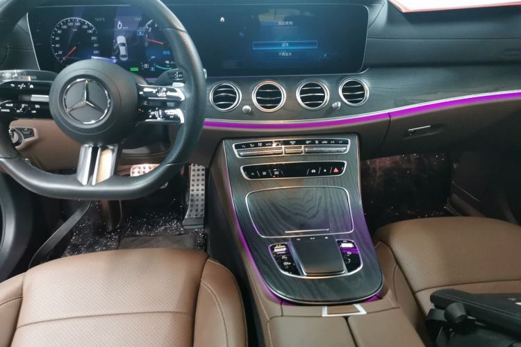 Used Mercedes-Benz E-Class New Energy 2021 E 350 e L Plug-in Hybrid Sports Sedan
