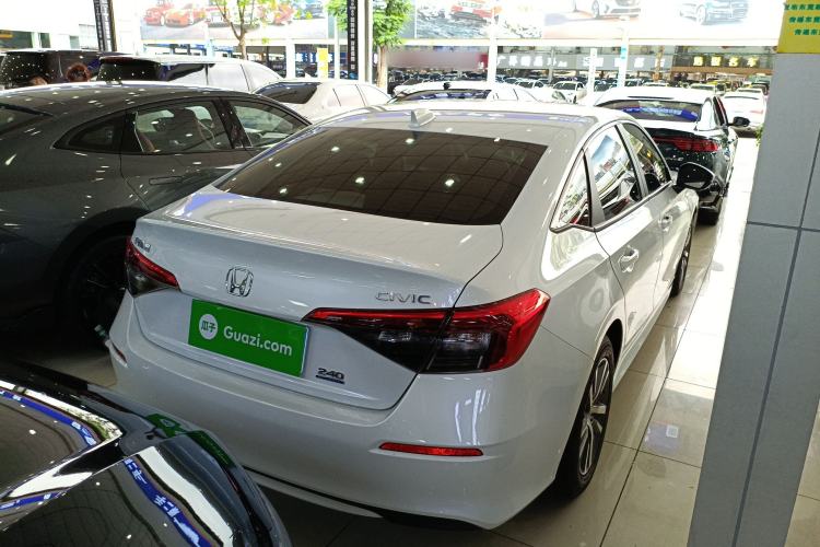 Used Honda Civic 2022 240TURBO CVT Dynamic Edition Rear Right 45 Deg