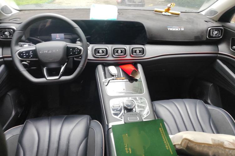 Used Chery Tiggo 9 2023 2.0T Automatic Two-Wheel Drive Luxury Edition 5 Seats Center Console