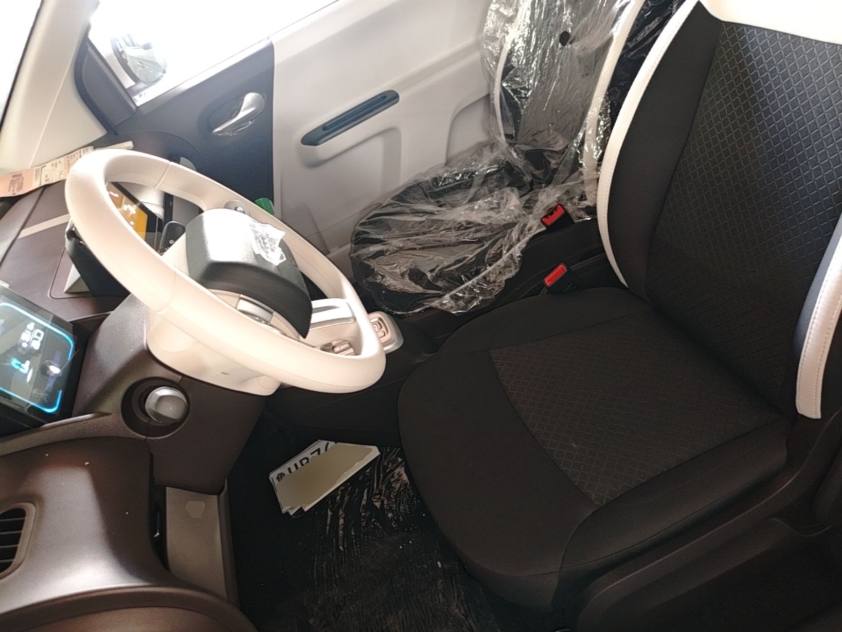 Vordere Reihe im Auto