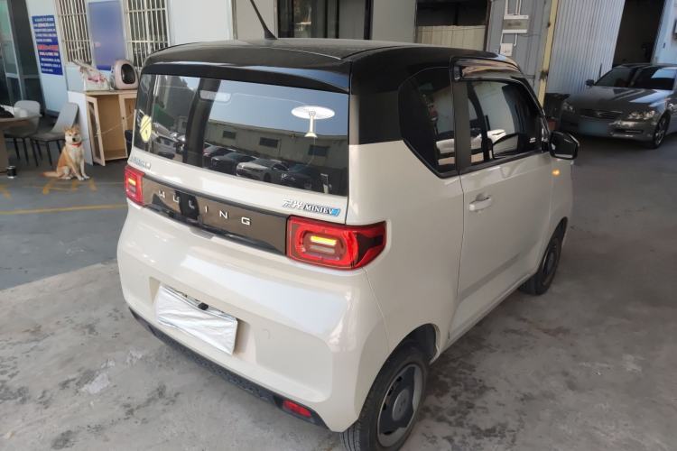 Used Wuling Hongguang MINIEV 2021 Macaron Fashion Model Lithium Iron Phosphate Rear Right 45 Deg
