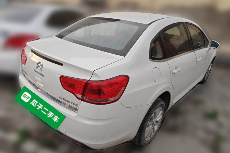 Used Citroen C-Quatre 2013 Sedan 1.6L Manual - Prestige Model Rear Right 45 Deg