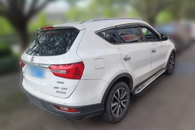 Used Dongfeng Fengon 580 2017 1.5T CVT Comfort Model Rear Right 45 Deg