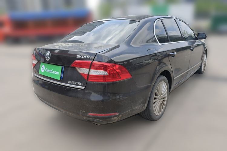 Used Skoda Superb 2013 2.0 TSI DSG Luxury Edition Rear Right 45 Deg