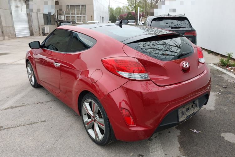 Used Hyundai Veloster 2011 1.6L Automatic Flagship Edition Rear Left 45 Deg