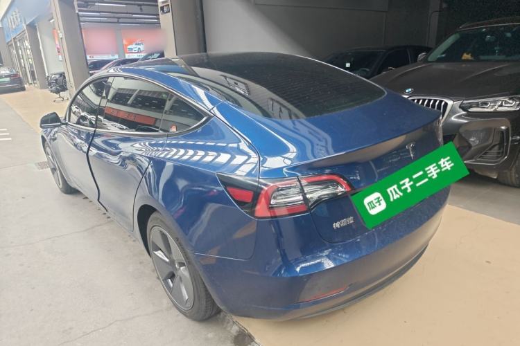 Used Tesla Model 3 2021 Standard Range Rear-Wheel Drive Upgraded Version 3D6 Rear Left 45 Deg