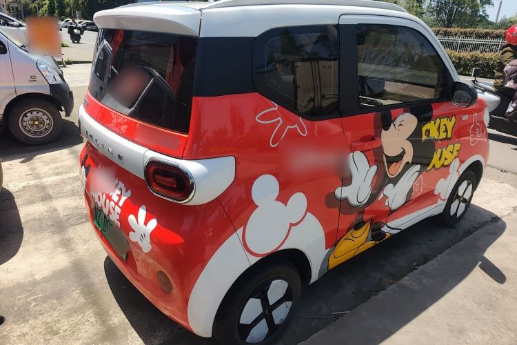 Used Wuling Hongguang MINIEV 2024 3rd Generation 215km Advanced Version Rear Right 45 Deg