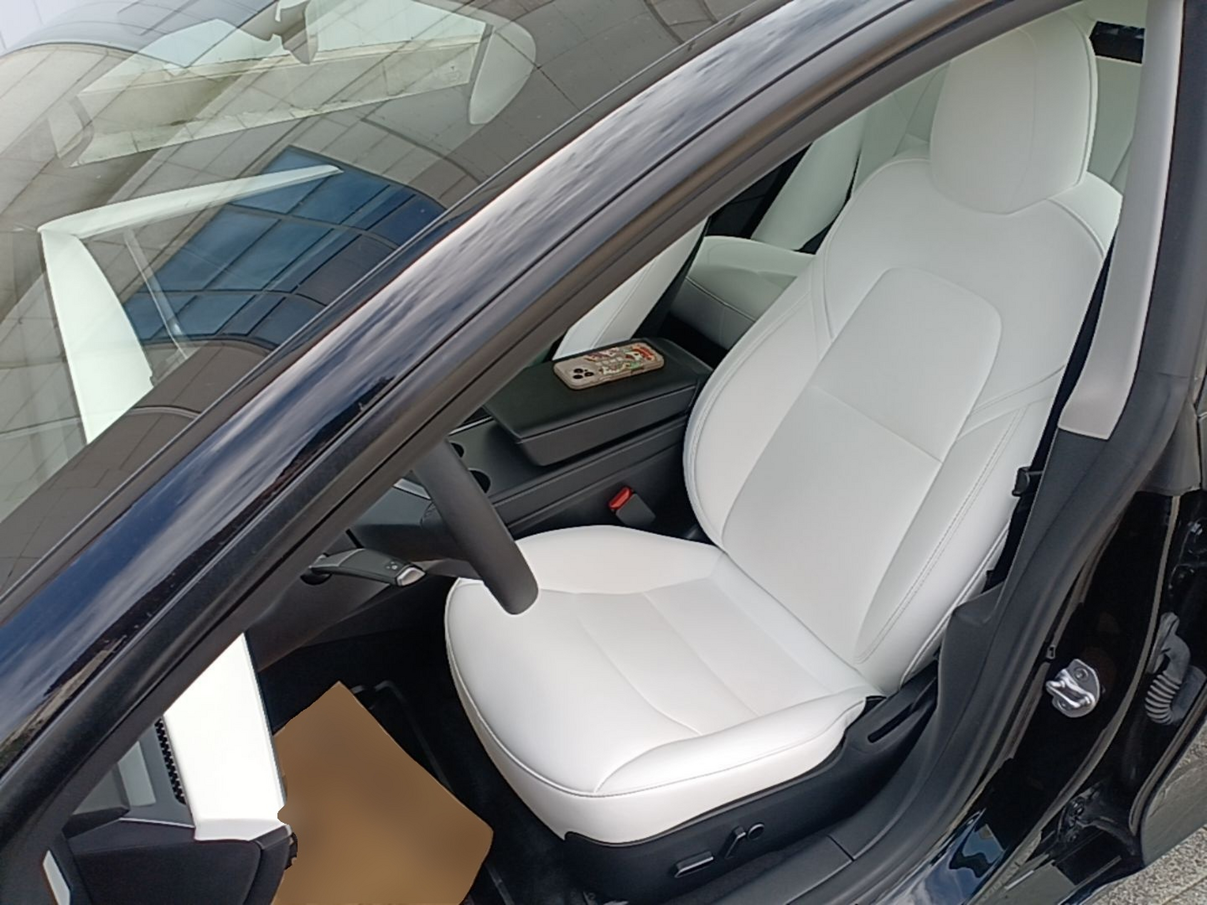 Vordere Reihe im Auto