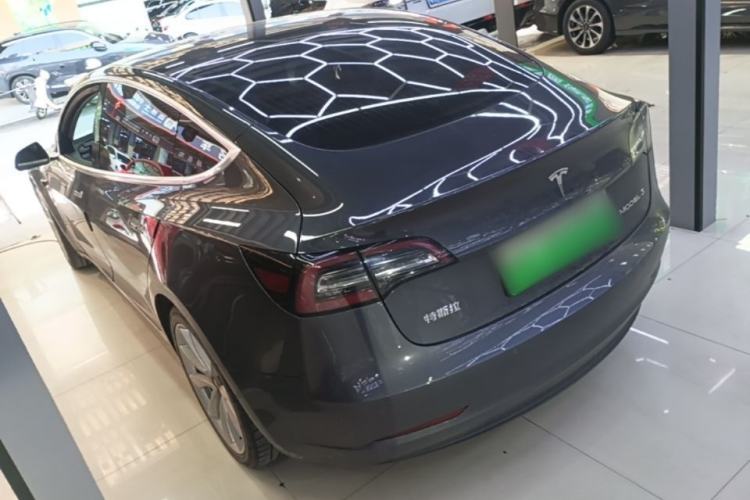 Used Tesla Model 3 2020 Standard Range Rear-Wheel Drive Upgraded Version Rear Left 45 Deg