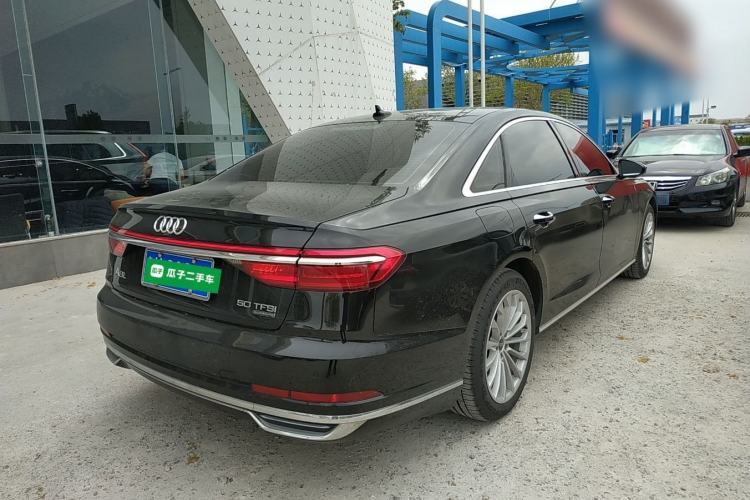 Used Audi A8 2021 A8L 50 TFSI quattro Comfort Model Rear Right 45 Deg