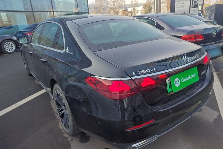 Used Mercedes-Benz E-Class New Energy 2024 E 350 e L Plug-in Hybrid Sedan Rear Left 45 Deg