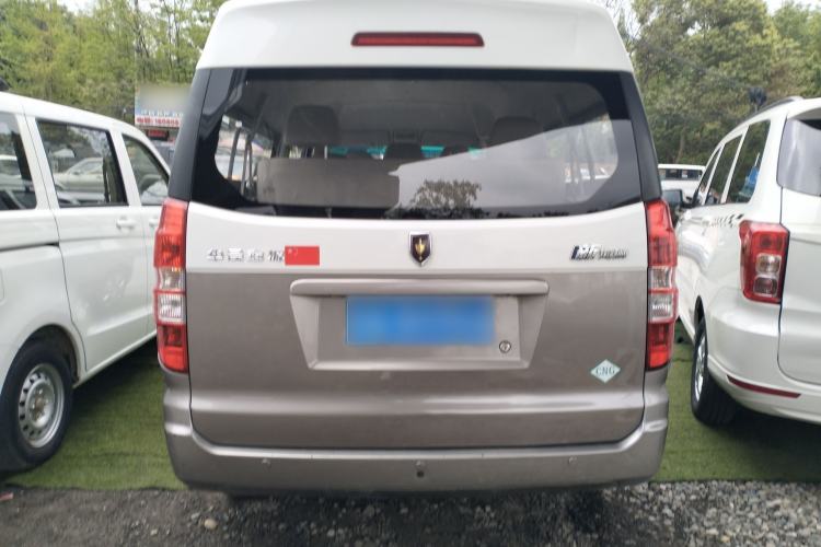 Used Jinbei New Hiace X30L CNG 2021 1.5L Natural Gas Wealth Single-Steaming Air-Conditioned Bus SWCC15M Rear