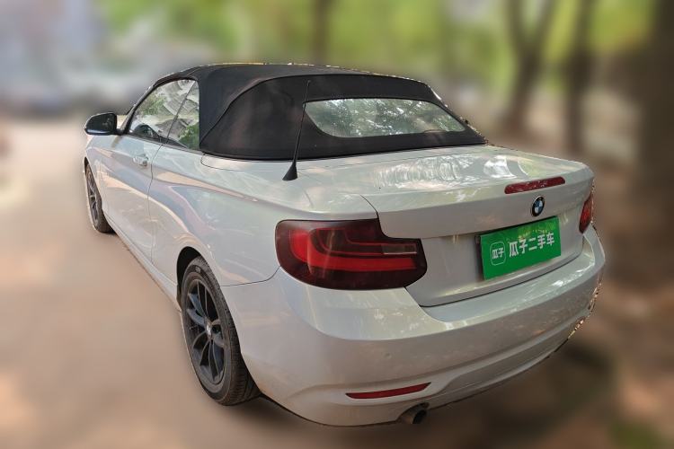 Used BMW 2 Series 2015 218i Convertible Coupe Rear Left 45 Deg