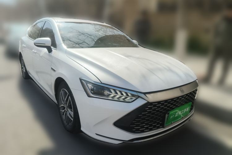 Used BYD Qin PLUS 2021 DM-i 55KM Flagship Model Front Right 45 Deg