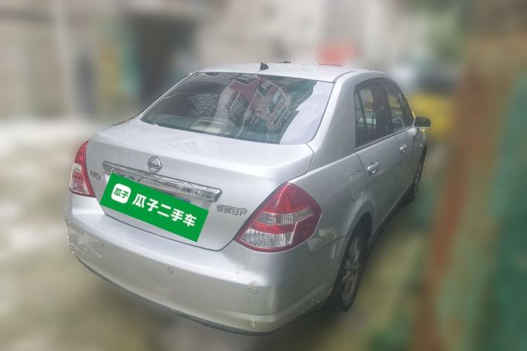 Used Nissan Tiida Sedan 2008 1.6L Manual Fashion Edition Rear Right 45 Deg