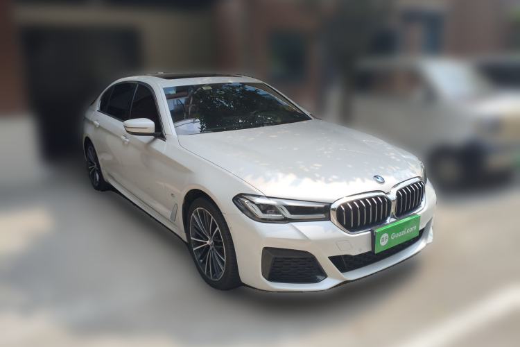 Used BMW 5 Series 2021 530Li Leading Model M Sport Package Front Right 45 Deg