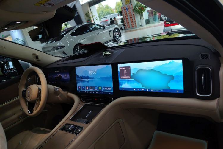 Used Hima AITO M9 2025 Extended-Range Ultra Version 52 kWh 6-Seater Center Console