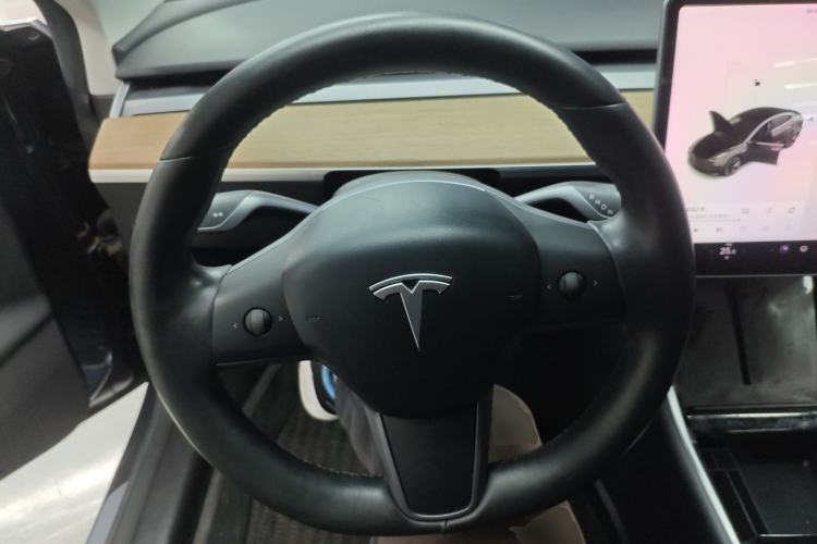 Used Tesla Model 3 2019 Long-Range Rear-Wheel-Drive Version Steering Wheel