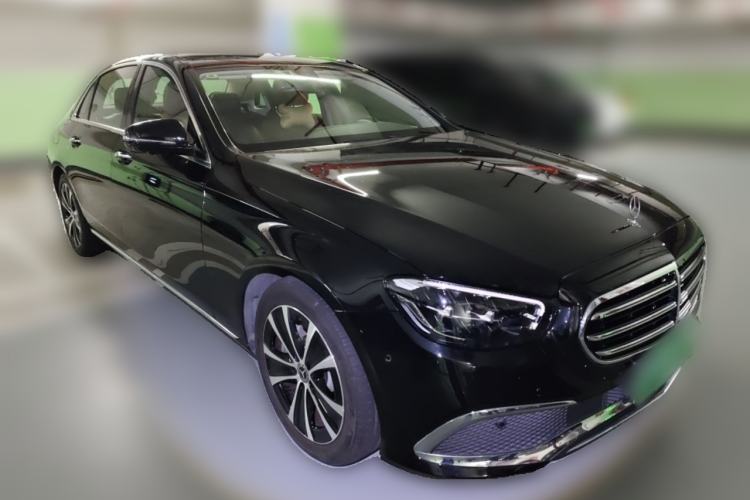 Used Mercedes-Benz E-Class New Energy 2023 E 350 e L Plug-in Hybrid Sedan Front Right 45 Deg