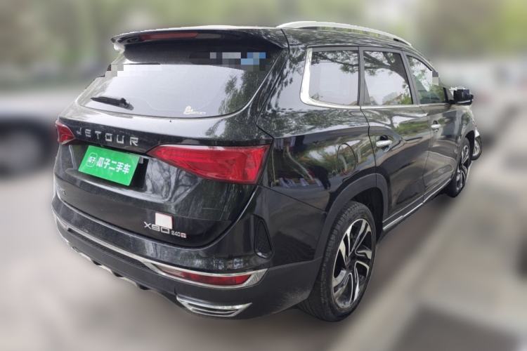 Used JETOUR X90 2019 1.5T DCT Smart Enjoyment Version 5 Seats China VI Standard Rear Right 45 Deg