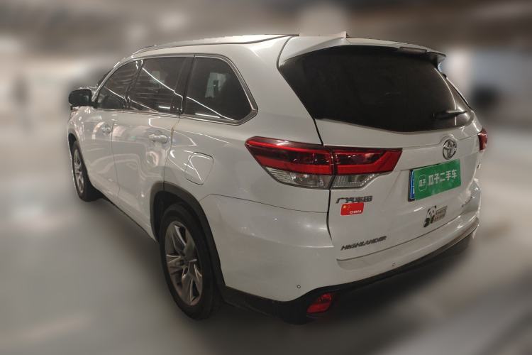 Used Toyota Highlander 2021 2.0T Four-Wheel Drive Luxury Edition 7 Seats Rear Left 45 Deg