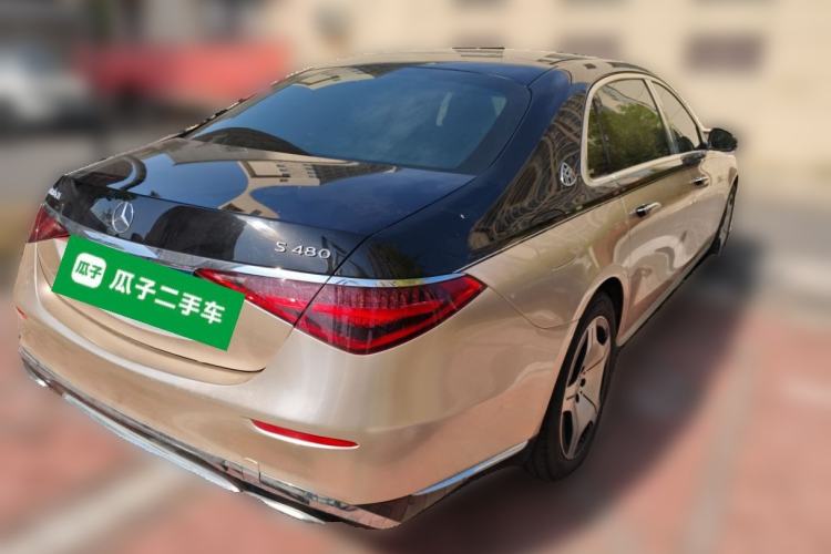 Used Mercedes-Benz Maybach S-Class 2023 S 480 4MATIC Rear Right 45 Deg