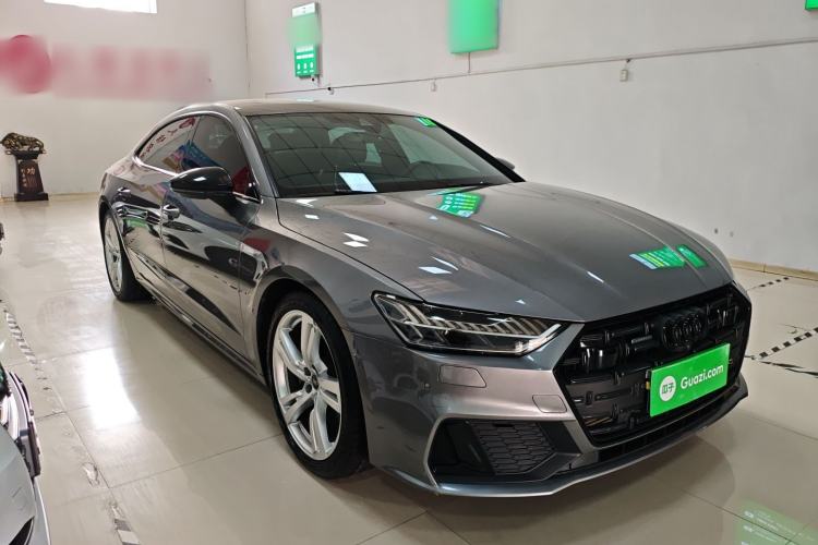 Used Audi A7L 2022 45 TFSI quattro S-line Wind Rider Front Right 45 Deg