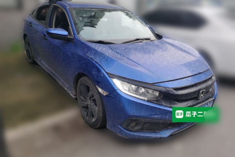 Used Honda Civic 2019 220TURBO CVT Dynamic Edition China V Emission Standard Front Right 45 Deg