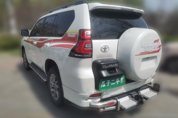 Used Toyota Prado 2019 3.5L Automatic TX-L Deluxe Edition with Rear-Mounted Spare Tire Rear Left 45 Deg