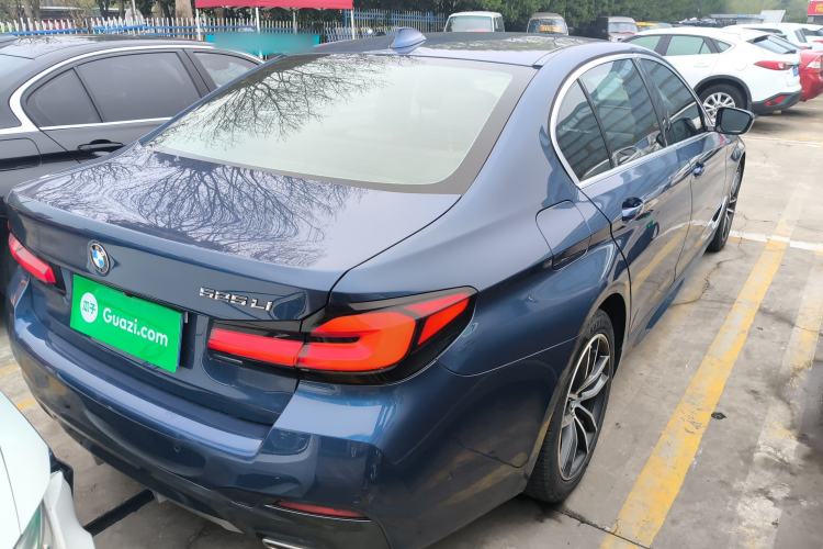 Used BMW 5 Series 2021 525Li M Sport Package Rear Right 45 Deg