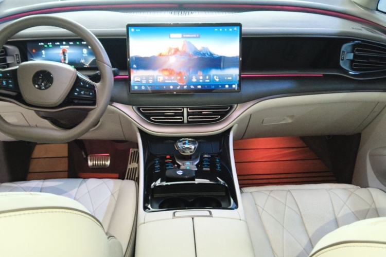 Used Denza D9 2022 DM-i 970 Four-Wheel Drive Flagship Model Center Console