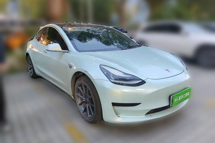 Used Tesla Model 3 2020 Standard Range Rear-Wheel Drive Upgraded Version Front Right 45 Deg