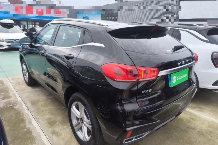 Used Wey VV5 2020 1.5T Two-Wheel Drive Color Pioneer Rear Left 45 Deg