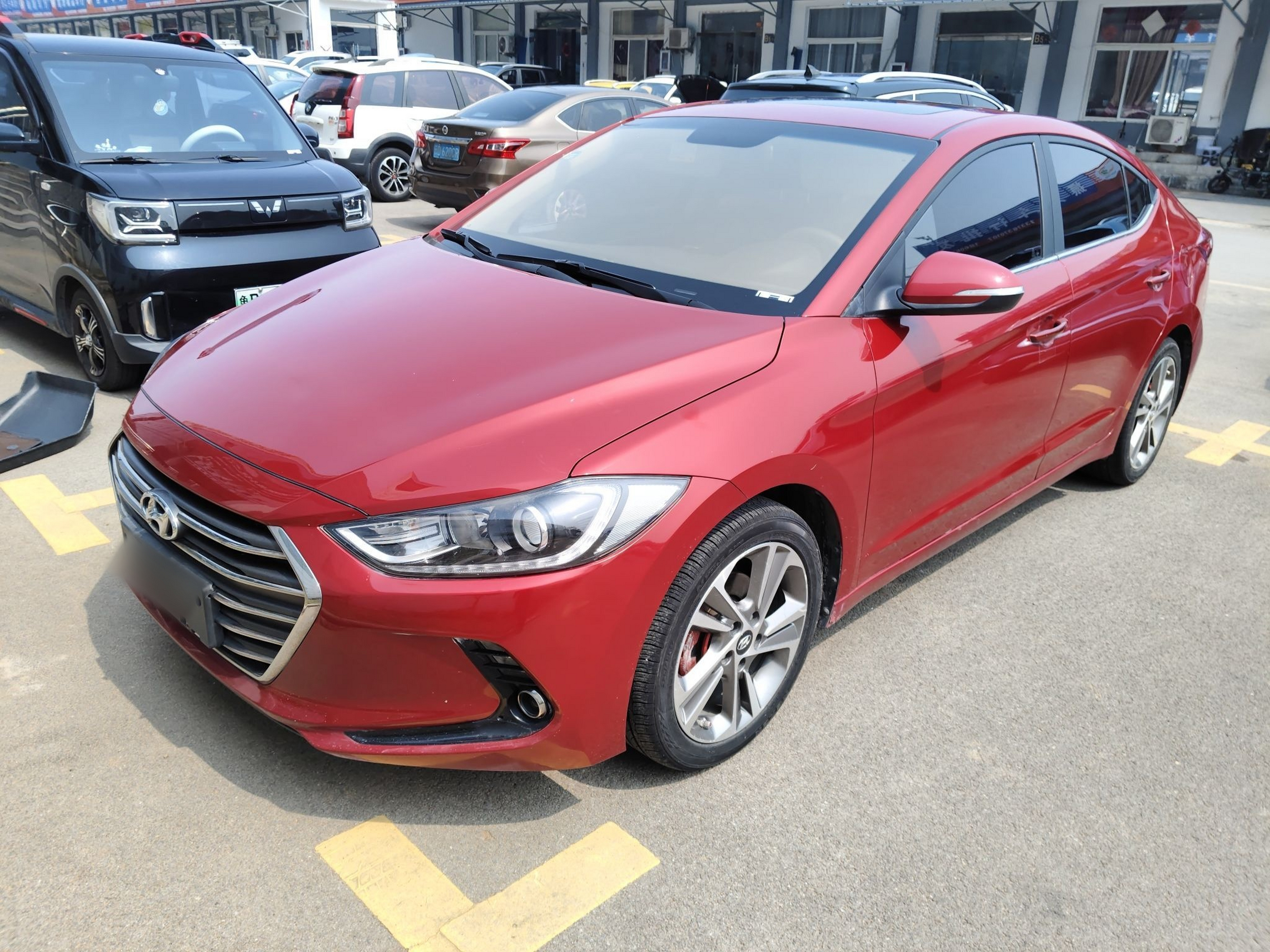 Parte inferior delantera