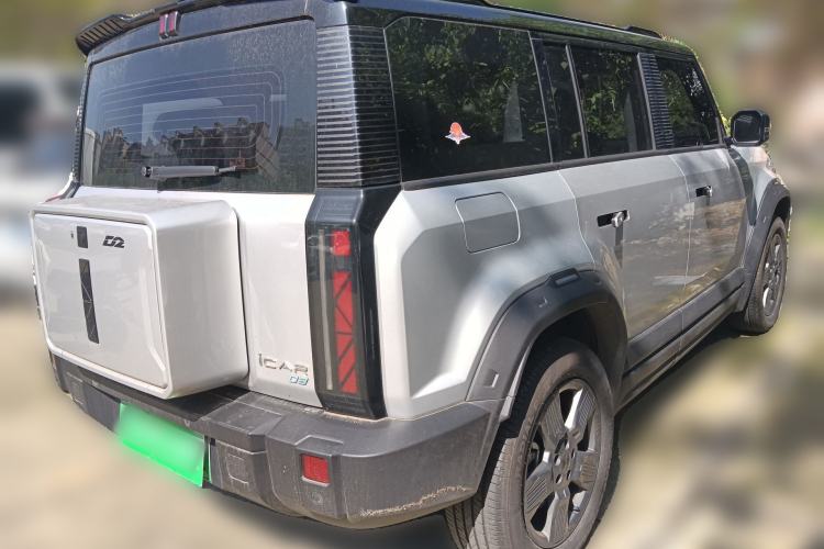 Used iCAR 03 2024 401km Two-Wheel Drive Standard Advanced Version Rear Right 45 Deg