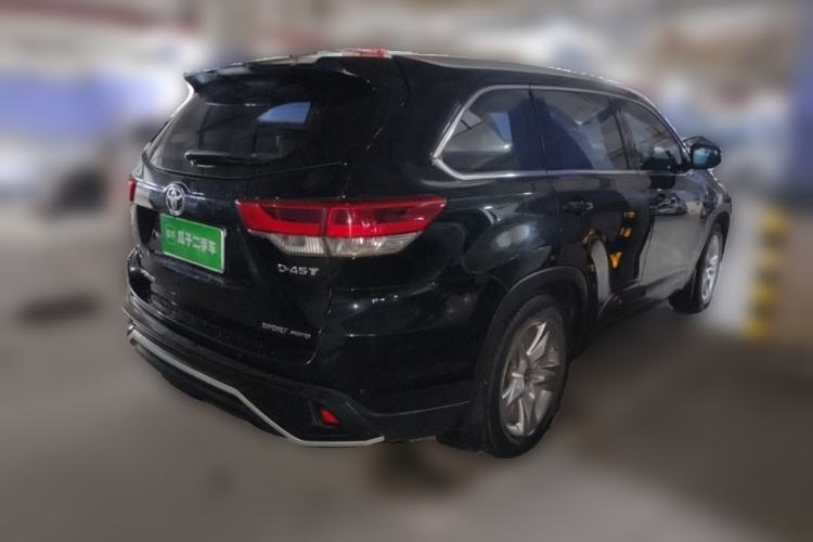 Used Toyota Highlander 2018 2.0T Four-Wheel Drive Supreme Edition 7-Seater China VI Rear Right 45 Deg