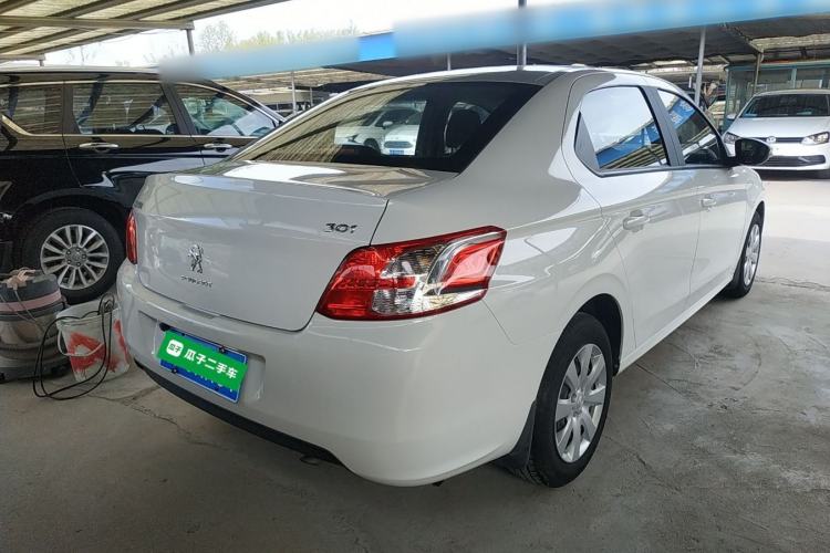 Used Peugeot 301 2016 1.6L Manual Comfort Edition Rear Right 45 Deg