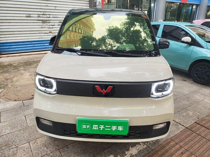 Used Wuling Hongguang MINIEV 2021 Macaron Sandwich Model 120 km Lithium Iron Phosphate — 2