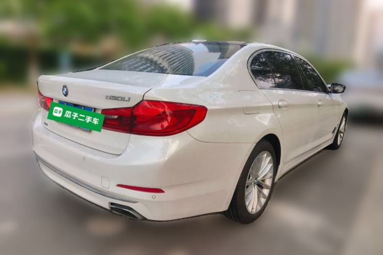 Used BMW 5 Series 2020 530Li xDrive Luxury Package Rear Right 45 Deg