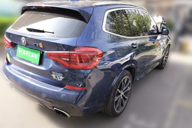 Used BMW X3 2020 xDrive30i Luxury Model with M Sport Package Rear Right 45 Deg