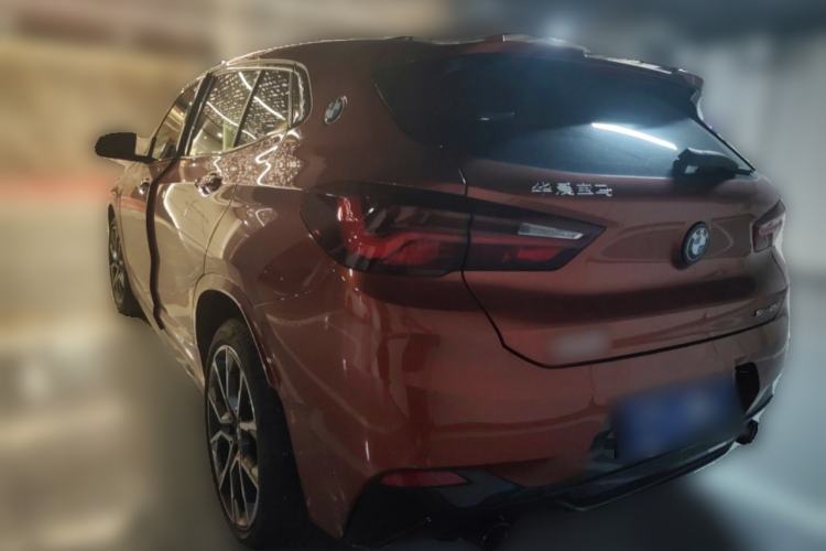 Used BMW X2 2022 sDrive25i Midnight Edition Rear Left 45 Deg