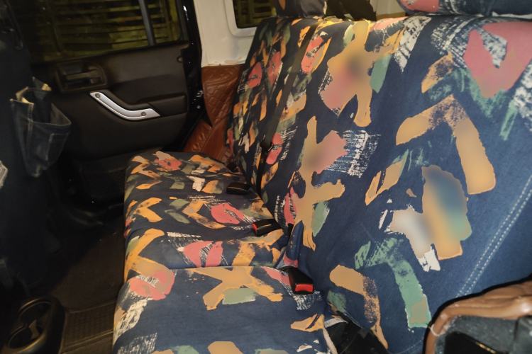 Used Jeep Wrangler 2014 2.8TD Sahara Four-Door Edition Left Rear Seat