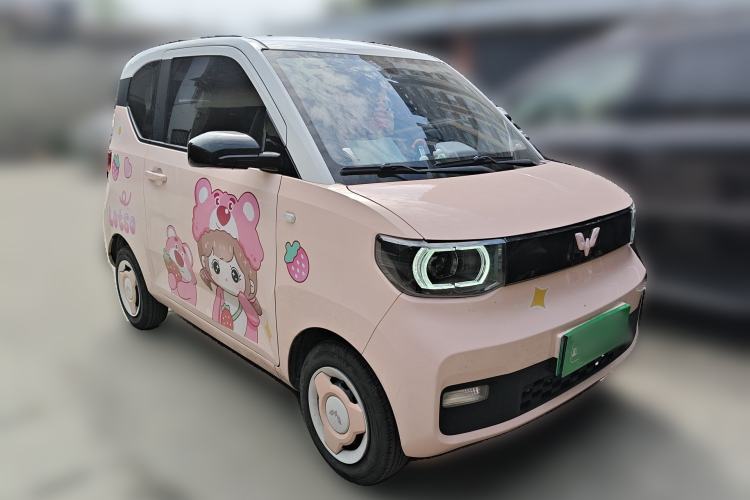 Used Wuling Hongguang MINIEV 2021 Macaron Premium Model – Lithium Iron Phosphate Front Right 45 Deg