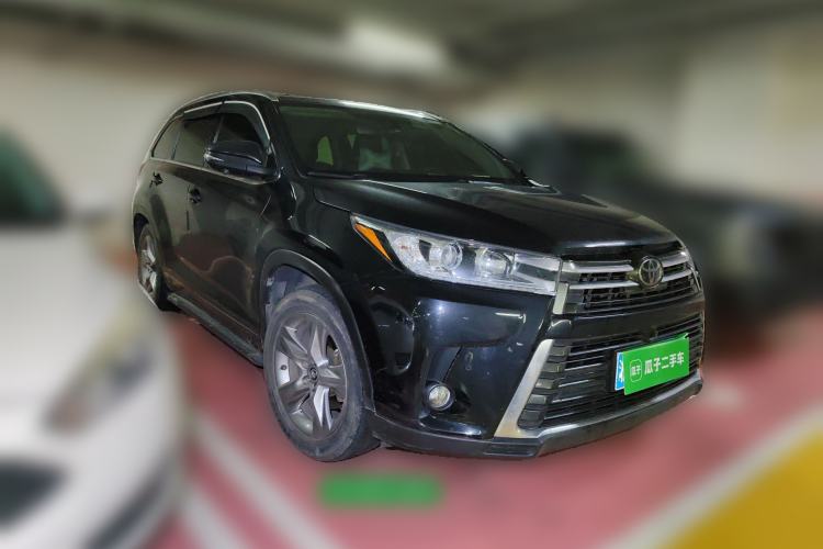 Used Toyota Highlander 2018 2.0T Four-Wheel Drive Prestige Version 7 Seats China V Emission Standard Front Right 45 Deg
