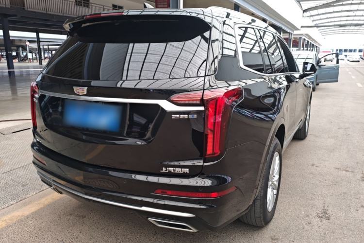 Used Cadillac XT6 2022 2.0T Six-Seater Four-Wheel-Drive Luxury Version Rear Right 45 Deg
